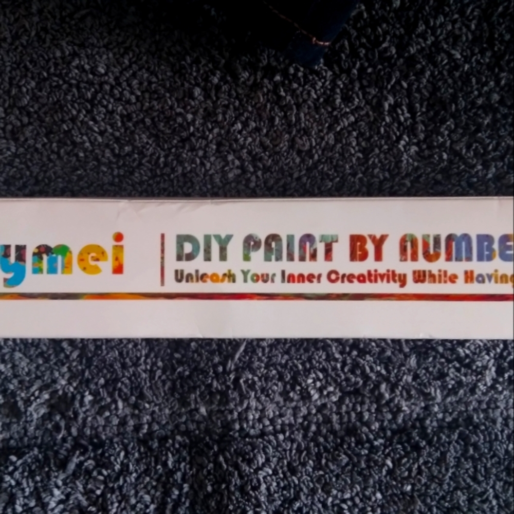 New DIY Canvas Paint by Number super cute dog picture. New never used includes p